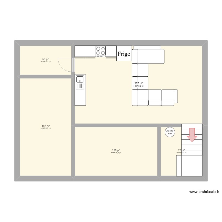 maison magnifique de rolly. Plan de 22 pièces et 238 m2