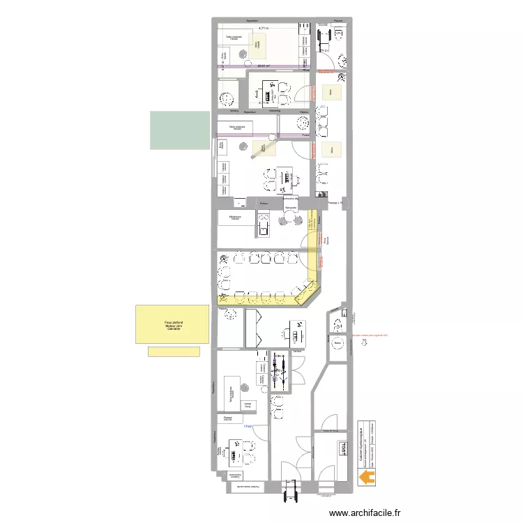 CabGyneco_NewAmenagement_Def2. Plan de CabGyneco_NewAmenagement_Def2. Plan de