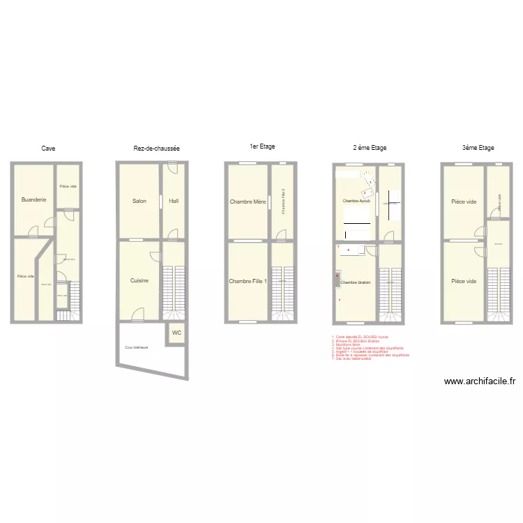 Perqui Vendetta. Plan de 