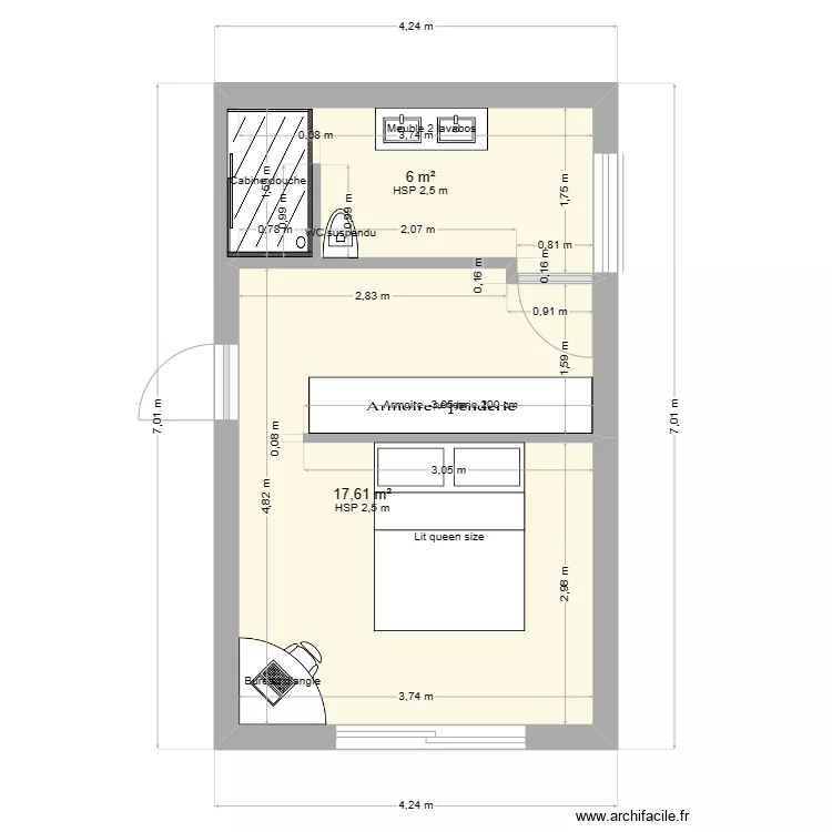 Suite parentale 1.2. Plan de 