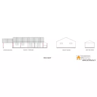 PLAN DE COUPE COTE OUEST.