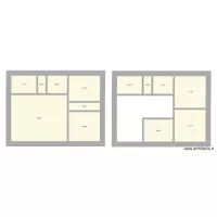 Plan 2 maison 80m²