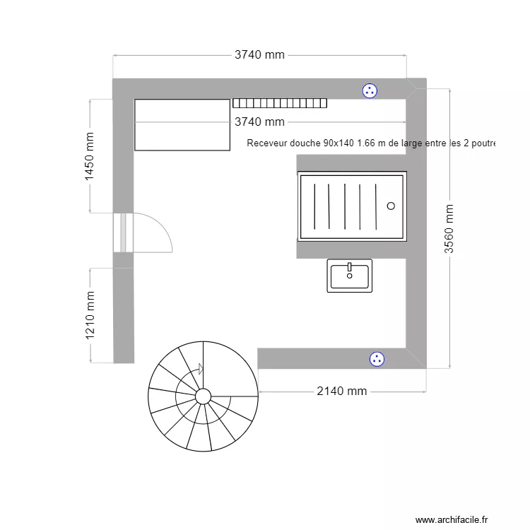 sddouche wacquinghen. Plan de 