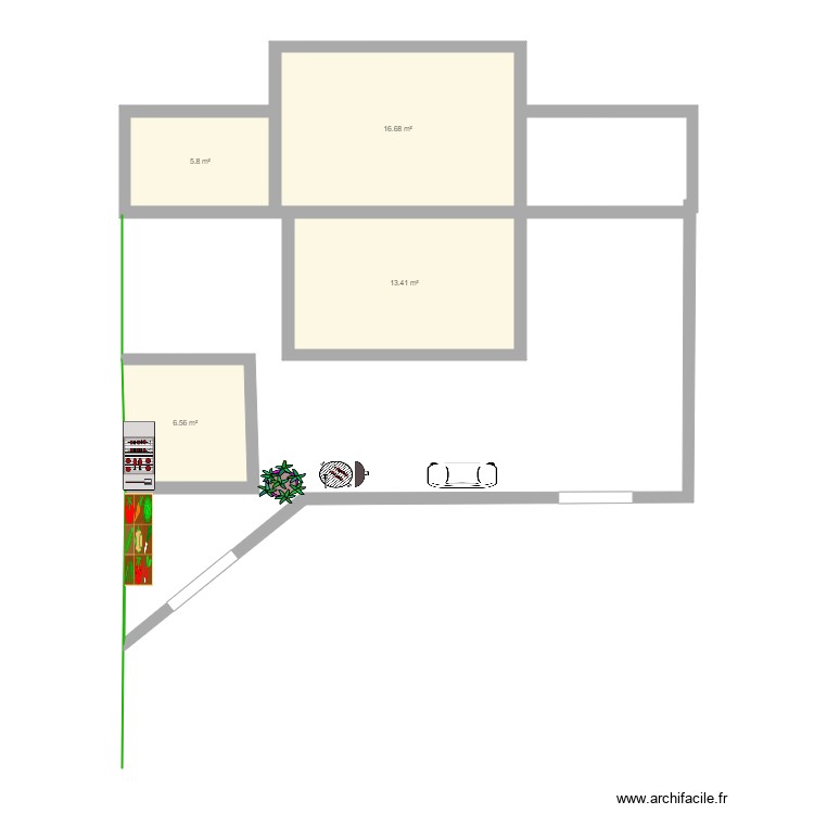 pierrick. Plan de 0 pièce et 0 m2