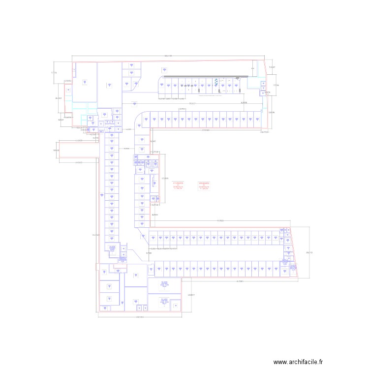 Parking SNCF 64 places . Plan de 0 pièce et 0 m2