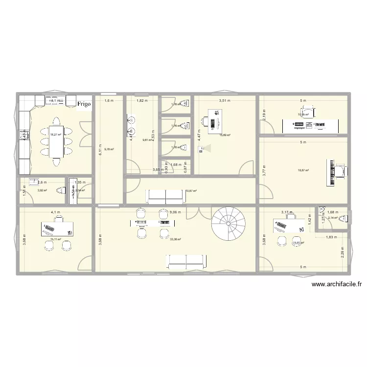 COMPLEXE AUDIO VISUEL ARMAND EFFI. Plan de 30 et 349 m² COMPLEXE AUDIO VISUEL ARMAND EFFI. Plan de 30 et 349 m²