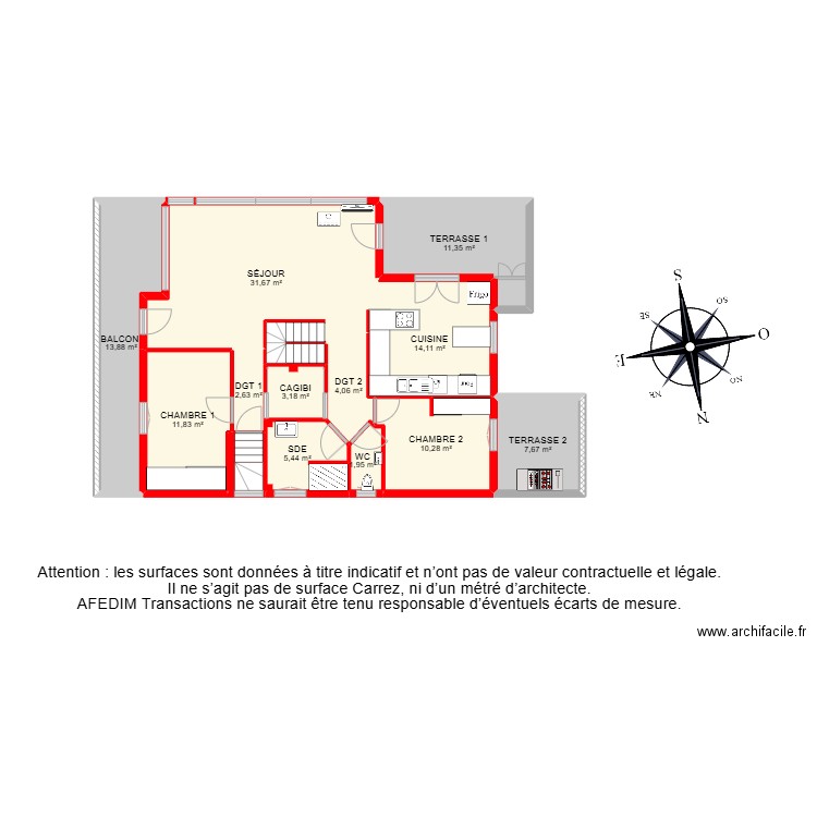 BI26963 -. Plan de 29 pièces et 282 m2
