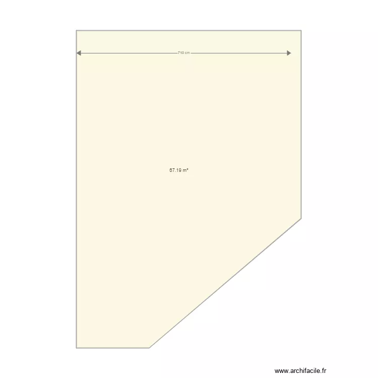 GENDARMERIE TERRASSE BARBECUE. Plan de 