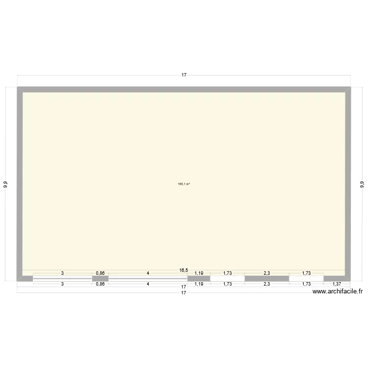 David garage. Plan de 