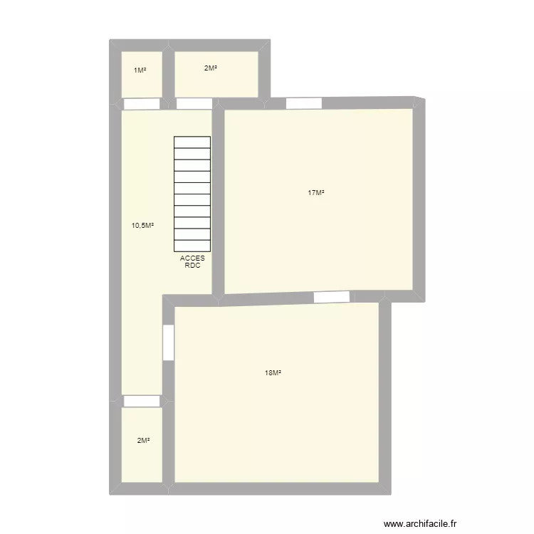 RDC GALLAIT. Plan de 