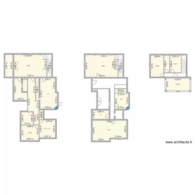 La Clede. Plan de 15 Pièces et 283 m² La Clede. Plan de 15 Pièces et 283 m²