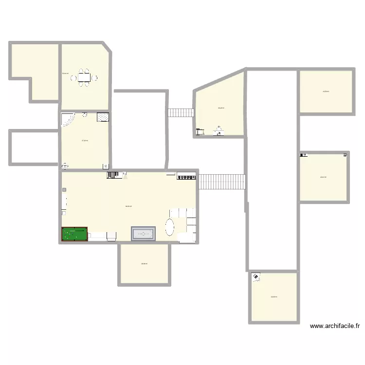 Maison. Plan de 8 et 287 m² Maison. Plan de 8 et 287 m²