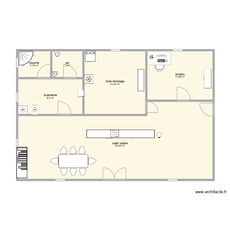 ADJ 2. Plan de 0 pièce et 0 m2