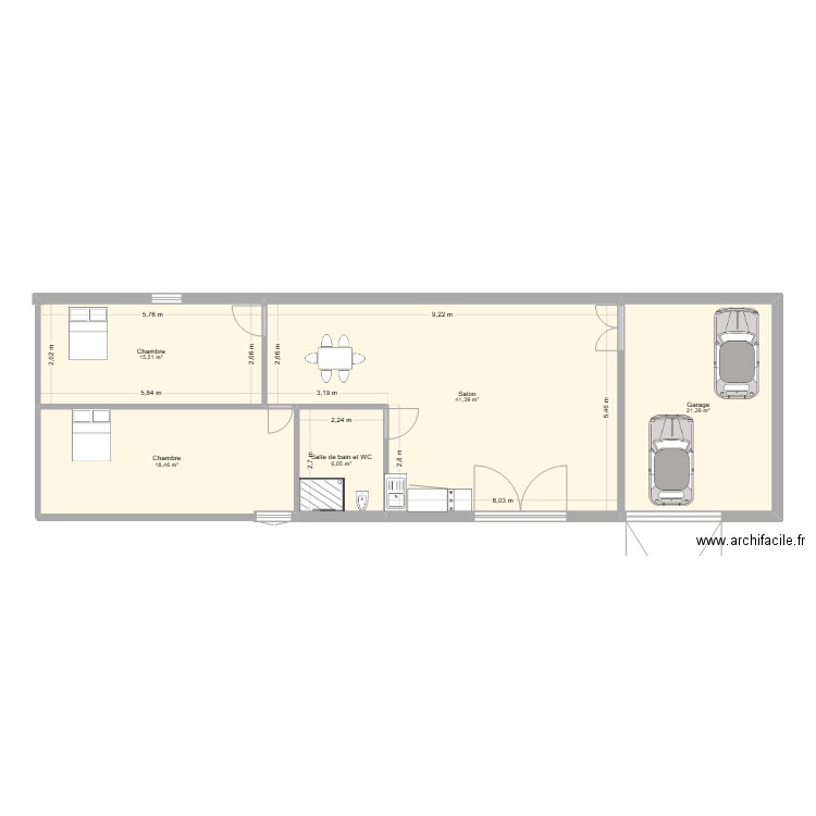 NEO PLAN. Plan de 5 pièces et 103 m2
