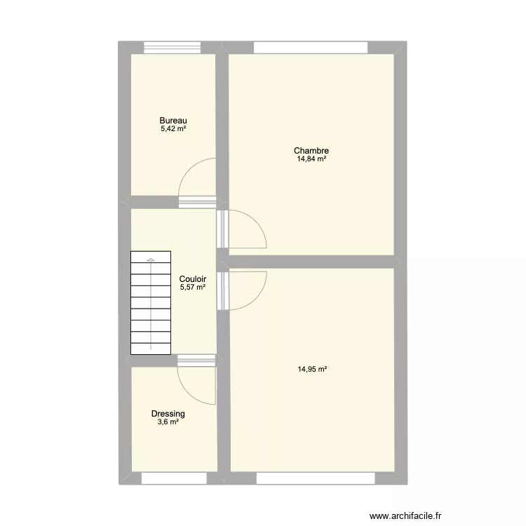 Lemonnier - R+1. Plan de 