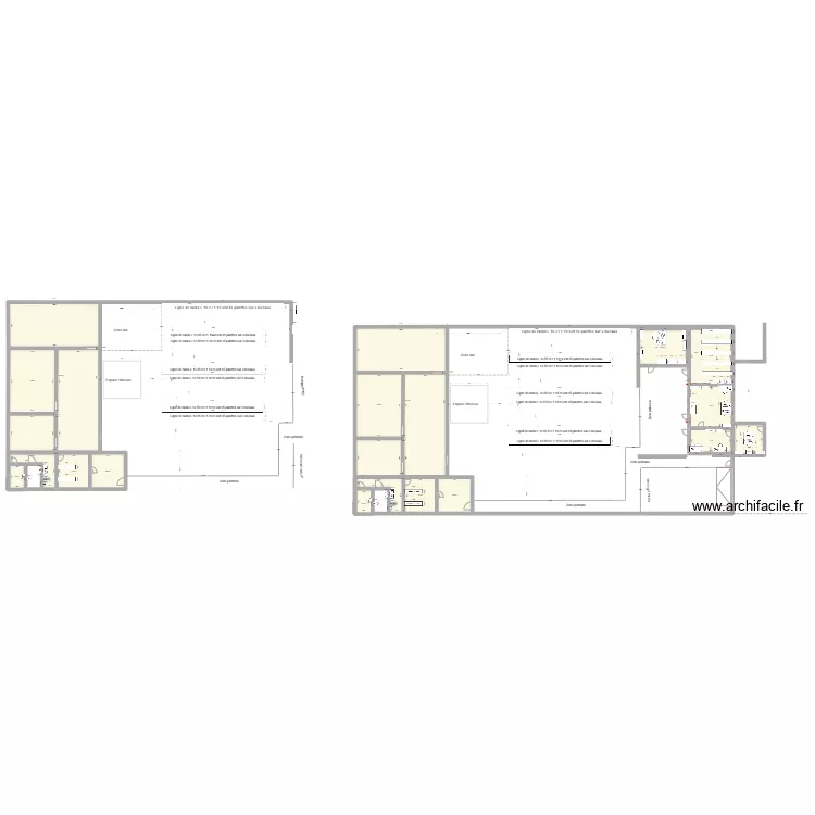 Plan des racks 1. Plan de 