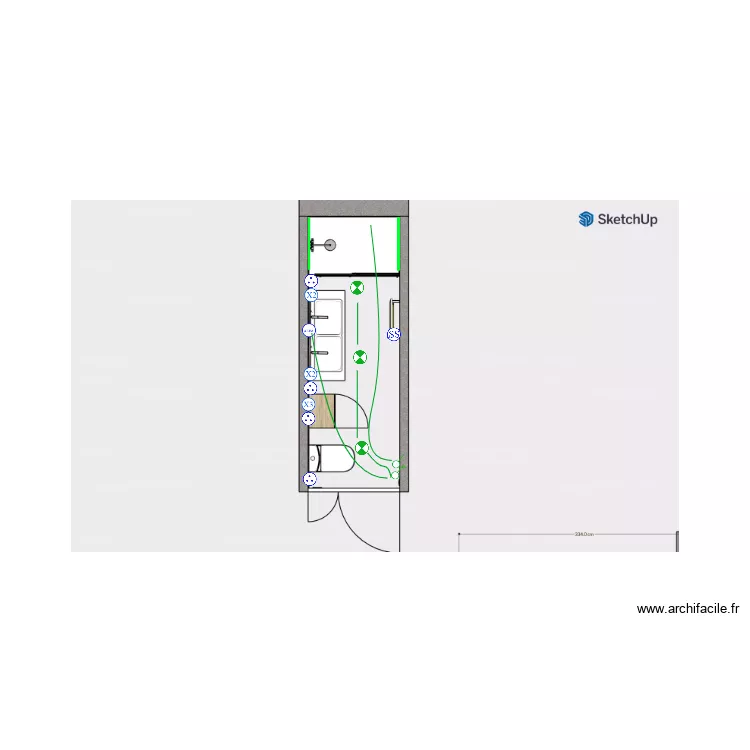 Sdb 2 Groult. Plan de 