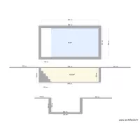 Piscine plan en coupe