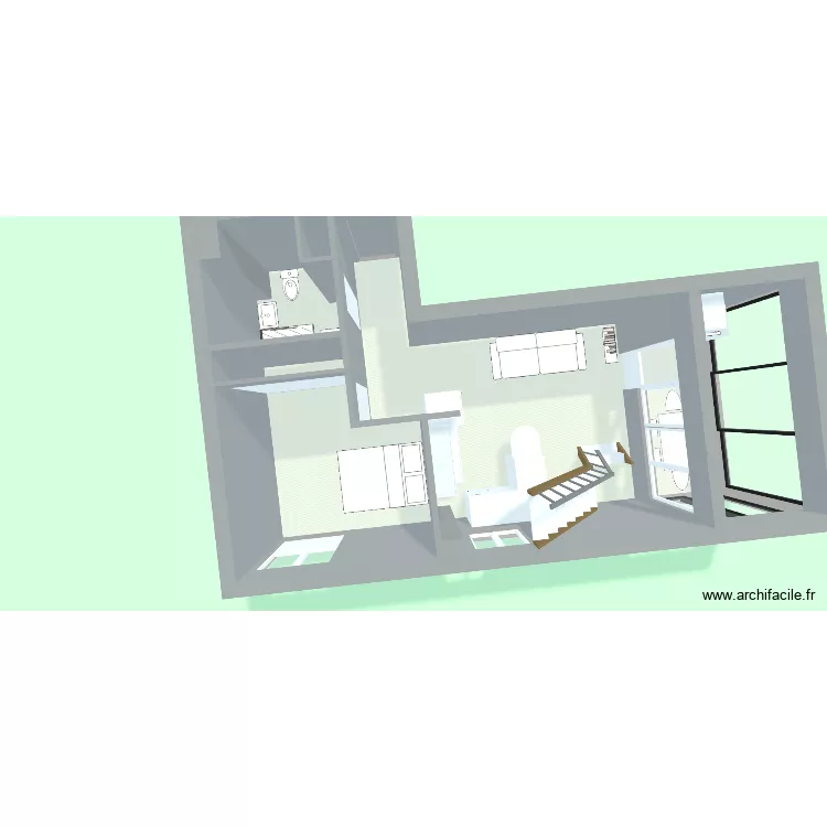 hENDAYE. Plan de 3  et 42 m²