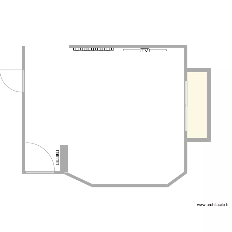 mon salon. Plan de 1 et 2 m² mon salon. Plan de 1 et 2 m²