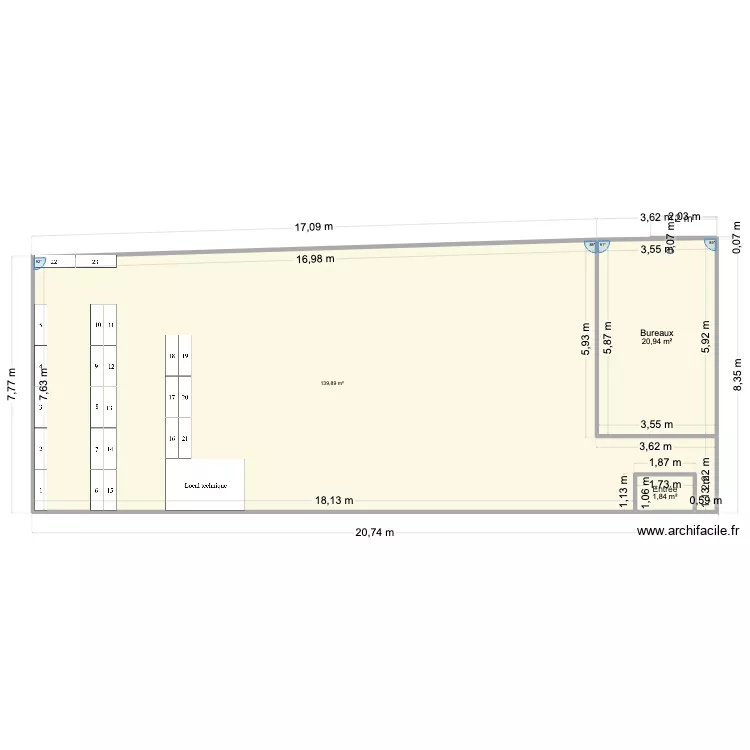 plan orvault 2. Plan de 3  et 163 m²