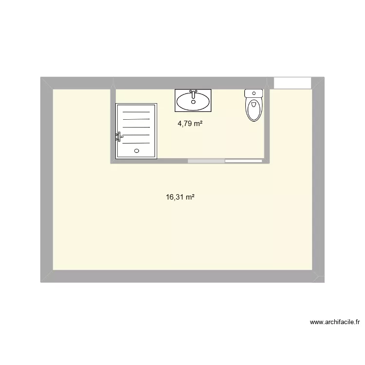 Salle de Bain PASCAL V2. Plan de Salle de Bain PASCAL V2. Plan de