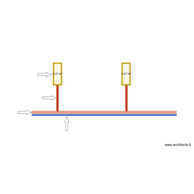 plafond actuel. Plan de plafond actuel. Plan de