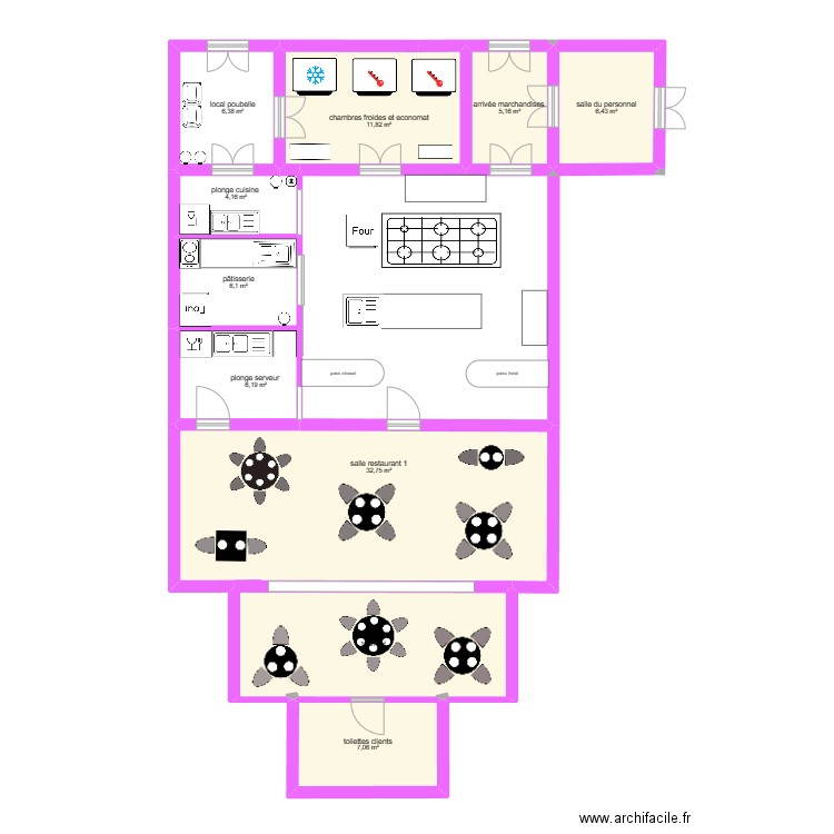 juliette . Plan de 10 pièces et 103 m2