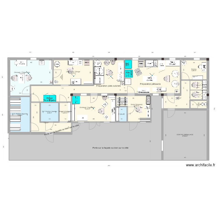 Yanmary 07. Plan de 17 pièces et 238 m2