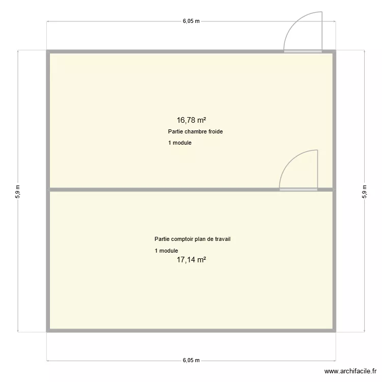 kiosque v2. Plan de 2 et 34 m² kiosque v2. Plan de 2 et 34 m²