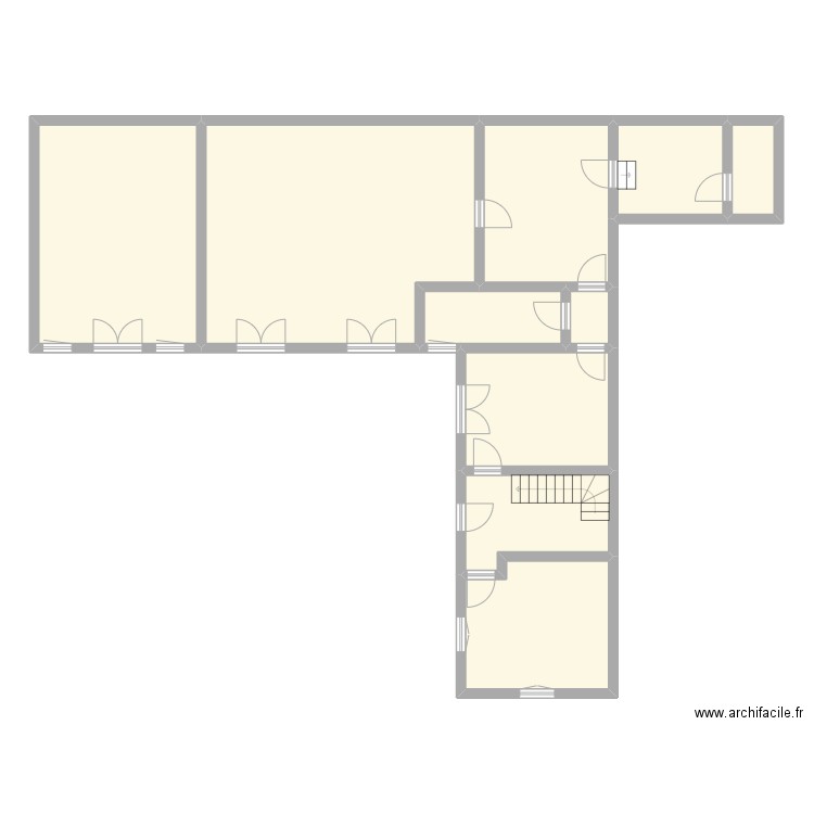 ROBARD. Plan de 10 pièces et 147 m2