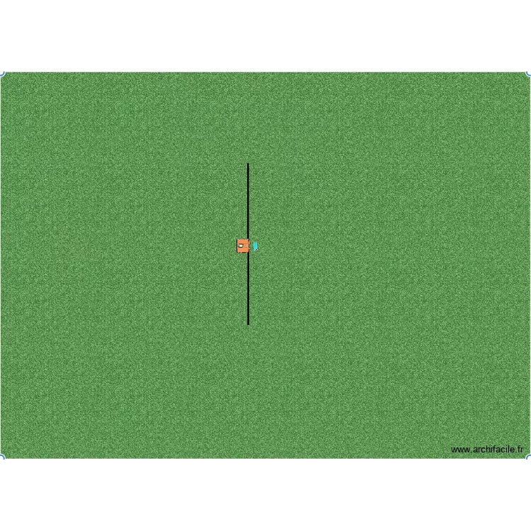 maison espagnol. Plan de 