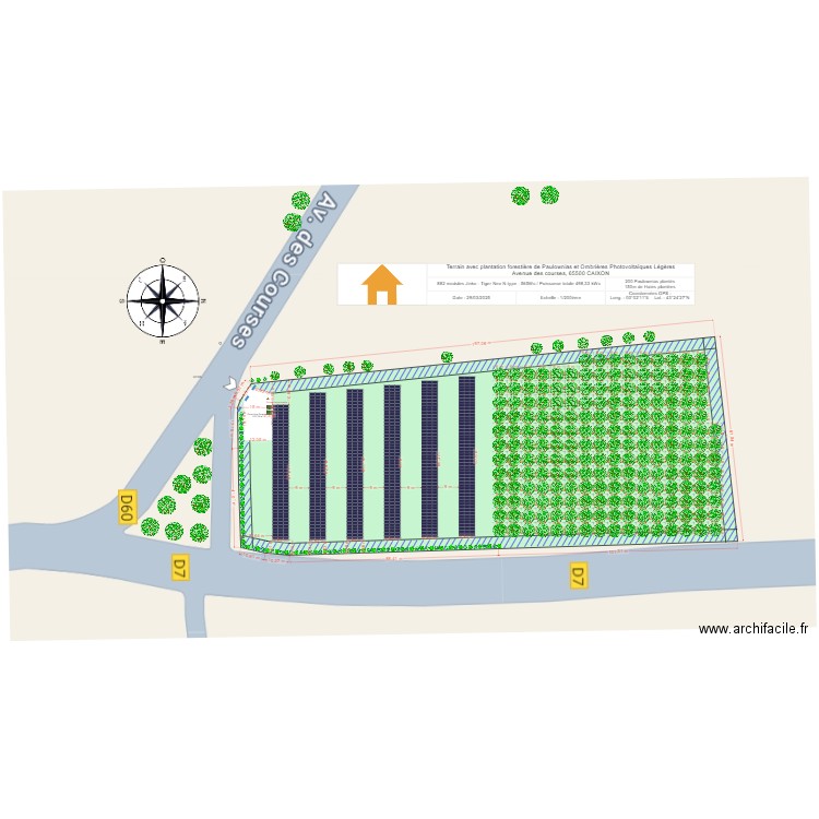 Plan de Masse Caixon DP V6. Plan de 0 pièce et 0 m2