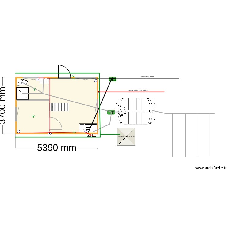 detail abri 2026 1. Plan de 0 pièce et 0 m2