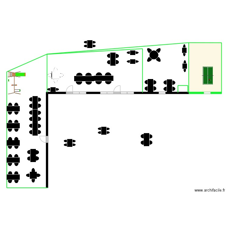 EDG TERRASSE. Plan de 0 pièce et 0 m2