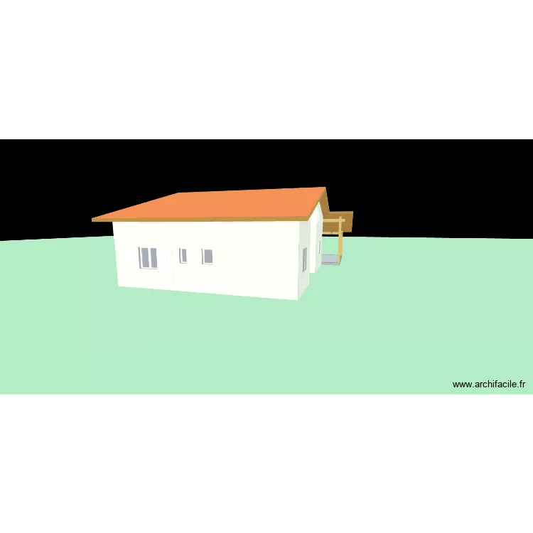 Fa&ccedil;ade SUD. Plan de 12  et 280 m²