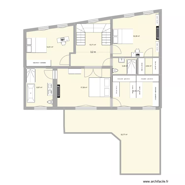 DH - plan Dulud 1er etage 23-10-25. Plan de 