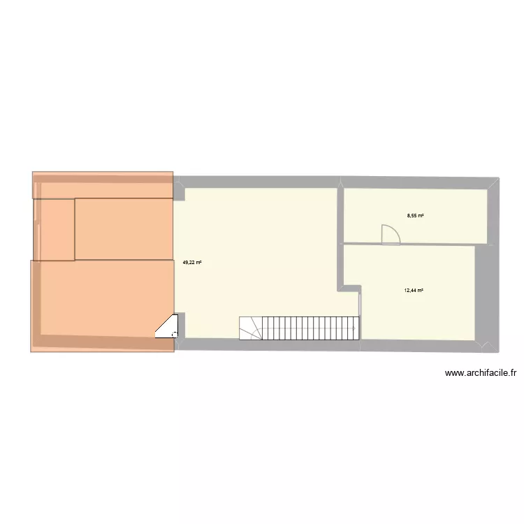 Base. Plan de 3 et 70 m² Base. Plan de 3 et 70 m²