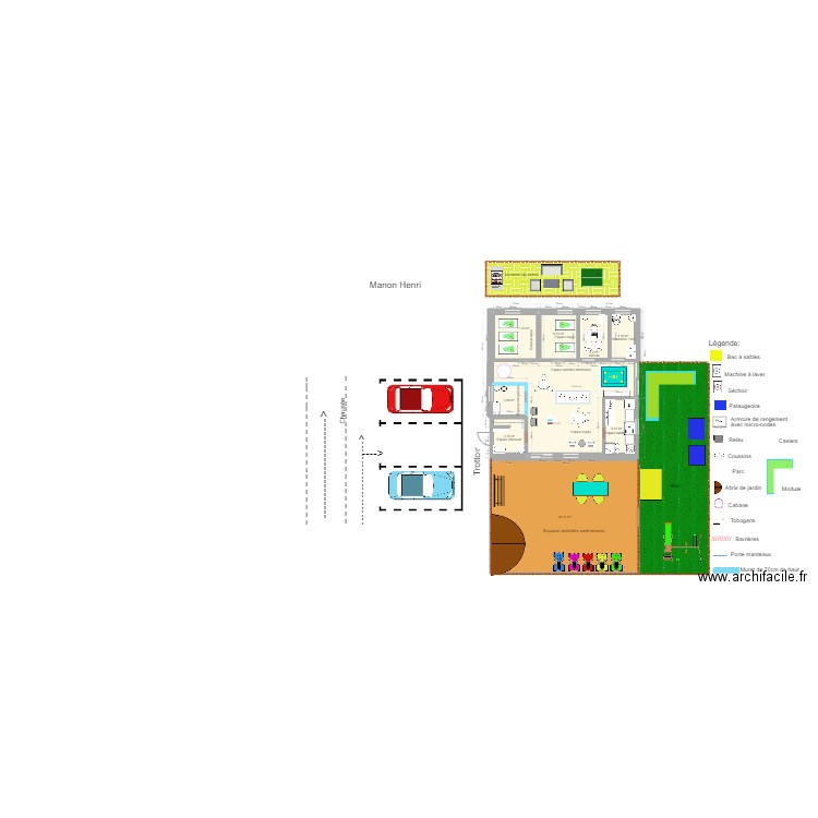 Mon milieu d'accueil. Plan de 0 pièce et 0 m2