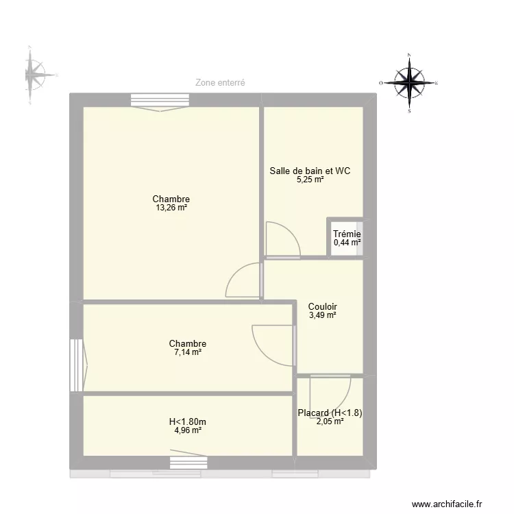 RICHET - po - Sisco. Plan de 