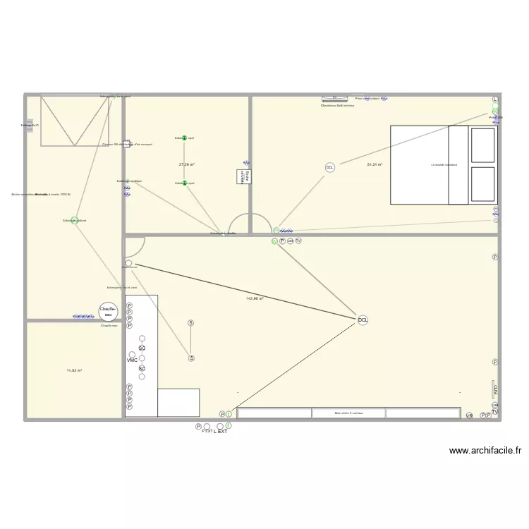 MAISON CHEMIN DES CHOPIS. Plan de 4  et 239 m²