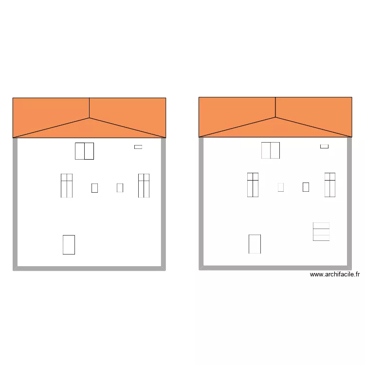 Saint laurent sur saone. Plan de 2  et 223 m²