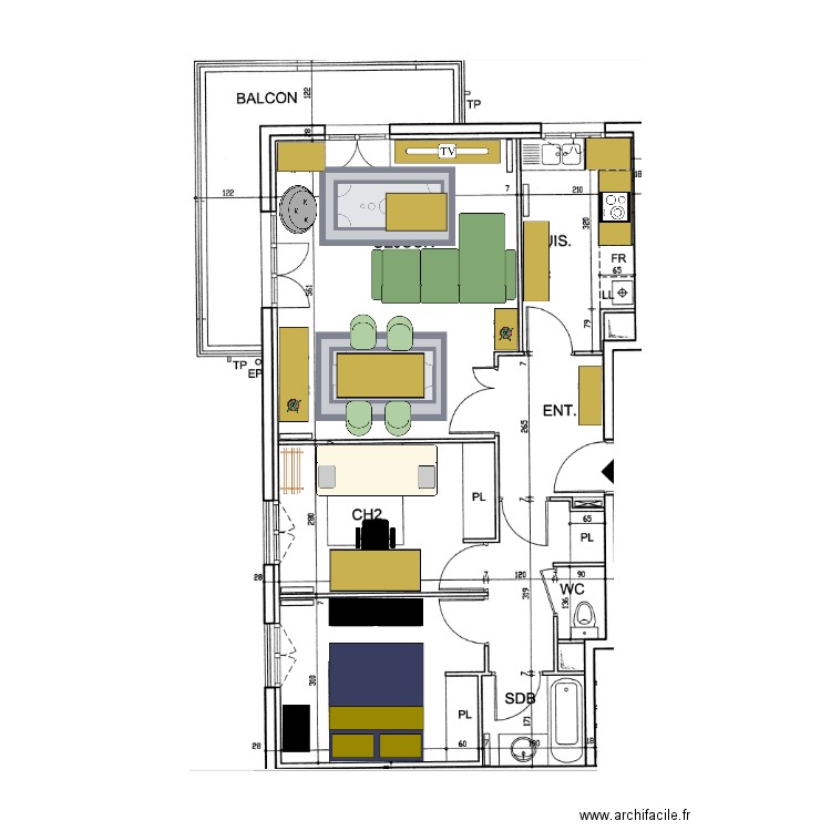 Paris. Plan de 0 pièce et 0 m2