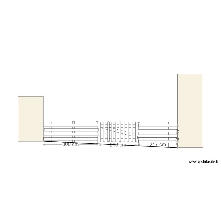 Cloture ouest. Plan de 0 pièce et 0 m2
