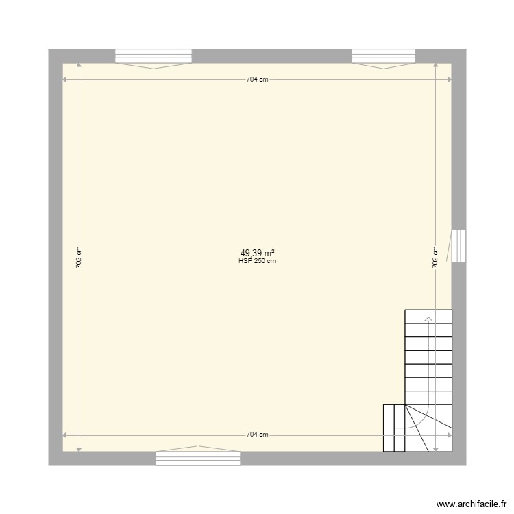 DOUVILLE - ST DYE - 2 &eacute;me &eacute;tage. Plan de 0 pièce et 0 m2