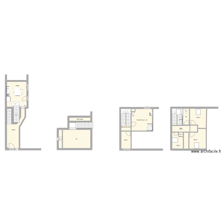 Chaumont_en_vexin. Plan de 17 pièces et 110 m2