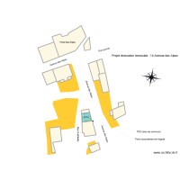 Plan de masse 14 Av des Alpes Fibre