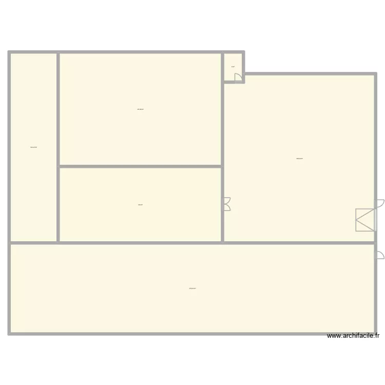 batSg. Plan de 6  et 1118 m²