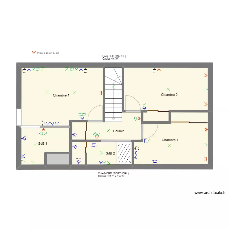 PAM etage elec. Plan de PAM etage elec. Plan de