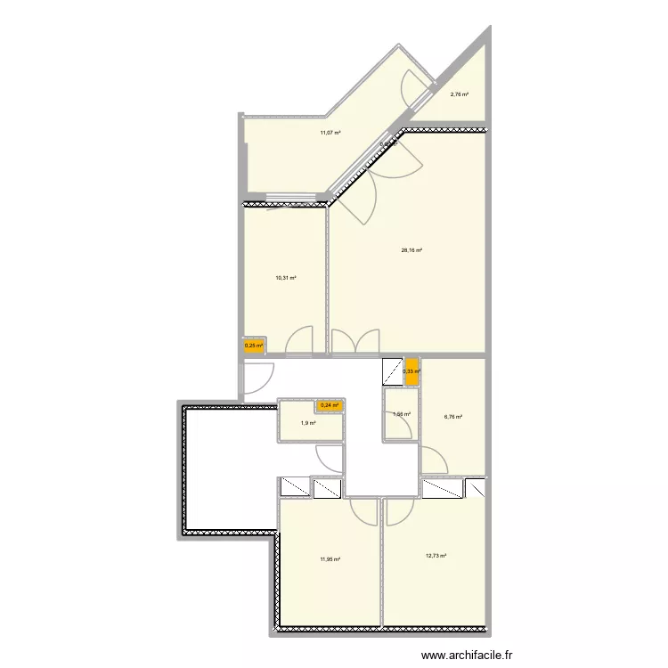 BLR. Plan de 14 et 88 m² BLR. Plan de 14 et 88 m²